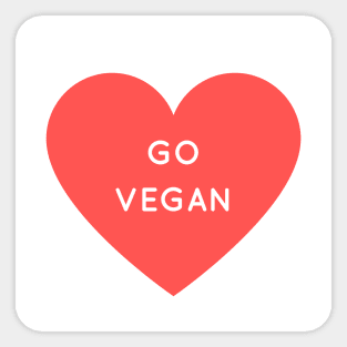 Go Vegan Sticker